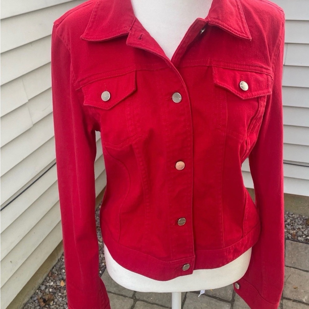 Y2k Red Women's Chaps Medium Jacket